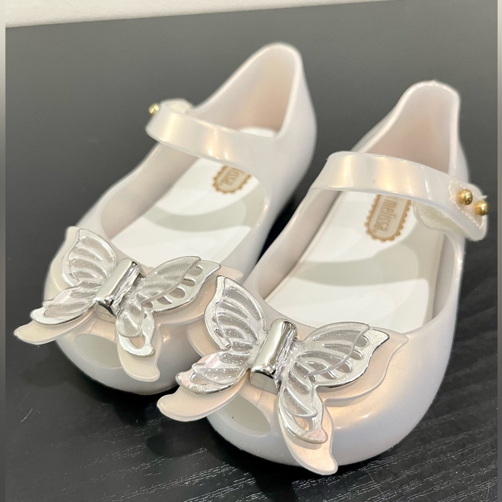 Mini Melissa Butterfly Mary Jane Flat - Toddler